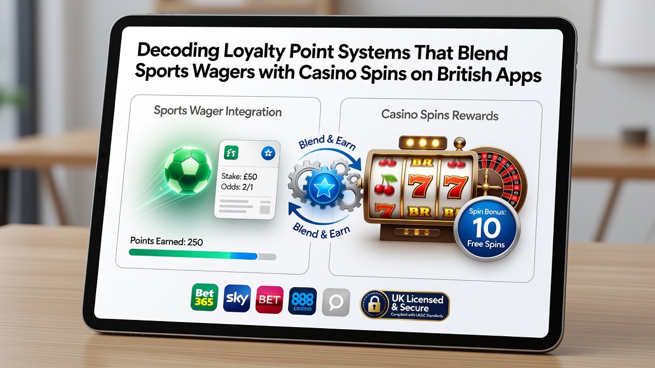 Mobile screen displaying loyalty points earned from both sports betting and casino games
